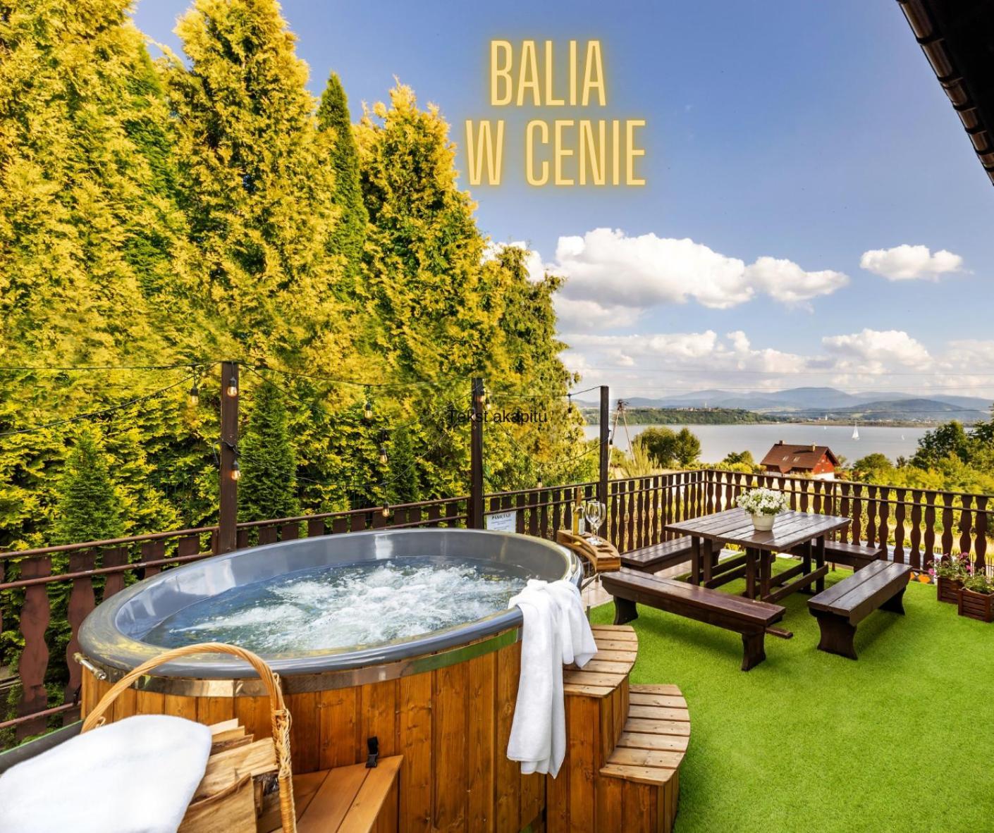 Villa Beskidzka 100 - Sauna & Balia Z Jacuzzi Widok Na Gory I Jezioro Zywieckie Zarzecze  Exterior foto